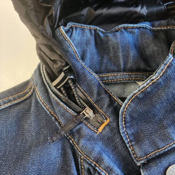 Levi's Commuter Denim Moto Cycling Biking Trucker Jacket Men's Size Small  - Picture 3 of 10